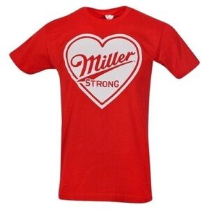 Nwot miller strong tshirt red xxxl 100% cotton T28